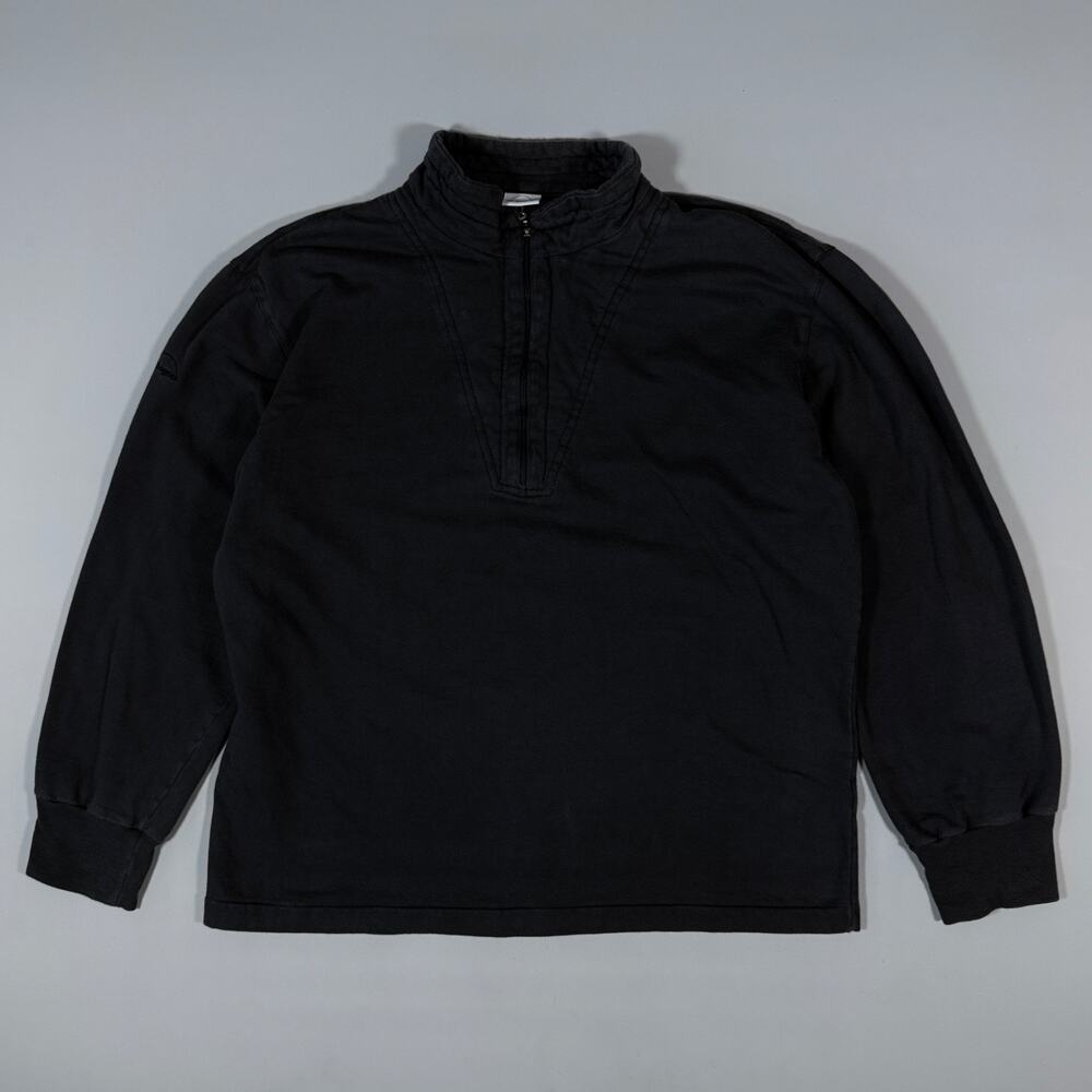Bogner eu50 men’s Black 3/4 zip sweater 100% cotton outdoor